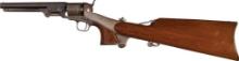 Colt Model 1851 Navy Revolver with Shoulder Stock