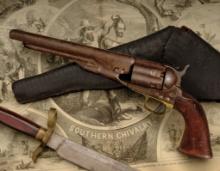 Texas Issued Fluted Colt 1860 Army Percussion Revolver
