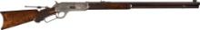 Inscribed Winchester Deluxe First Model 1876 "Open Top" Rifle