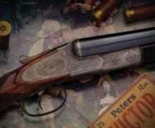 Engraved Hunter Arms Co./L. C. Smith Crown Grade Shotgun
