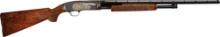 Angelo Bee Engraved and Inlaid Winchester Model 42 Shotgun