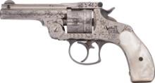 Engraved Smith & Wesson .38 Double Action 2nd Model Revolver
