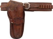 Western Saddle Mfg. Co. Denver Marked Leather Holster Rig