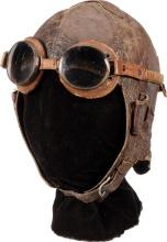 World War I Era German Flight Helmet