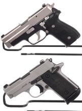 Two Sig Sauer Semi-Automatic Pistols