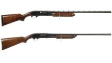 Two Remington Slide Action 20 Gauge Shotguns