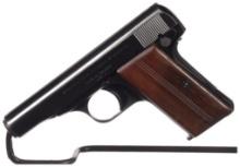 Belgian Browning Model 1955 Semi-Automatic Pistol with Holster