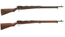Two Japanese Type 99 Bolt Action Rifles
