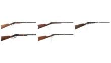 Five Single Shot Rifles