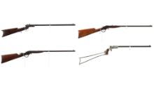 Four Stevens Single Shot Firearms