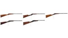 Five Single Shot Rifles
