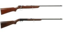 Two Remington Rimfire Rifles