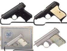 Four Semi-Automatic Pistols
