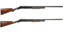 Two Winchester Model 97 Slide Action Shotguns