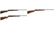 Three Winchester Rimfire Bolt Action Rifles
