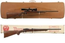Two Ruger Model 77/22 Bolt Action Rifles