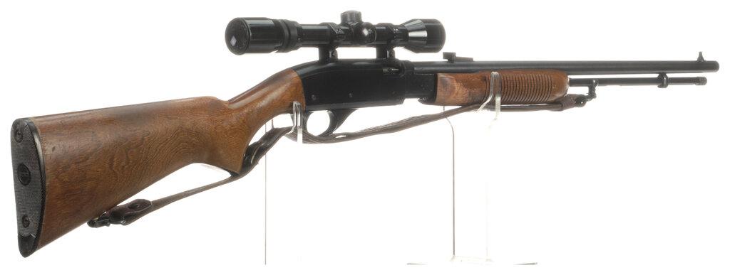 Three American Rimfire Rifles with Scopes