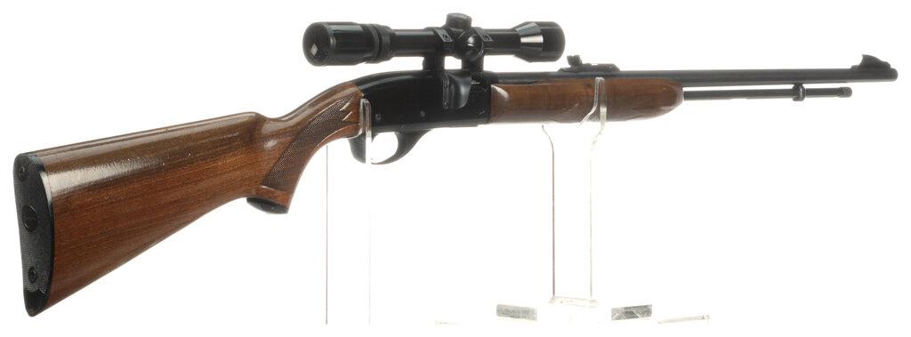 Three American Rimfire Rifles with Scopes