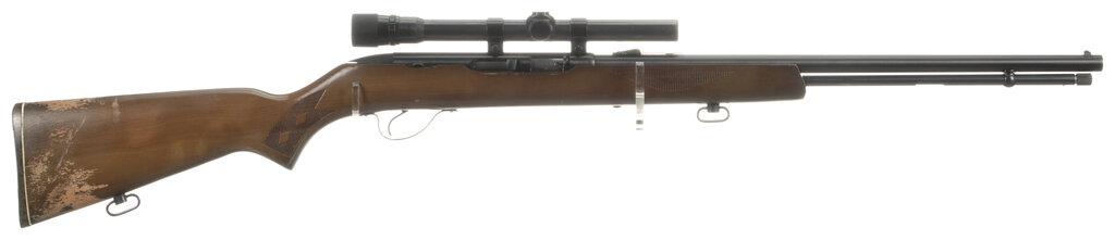 Three American Rimfire Rifles with Scopes