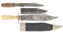 Two Bowie Knives with Sheaths