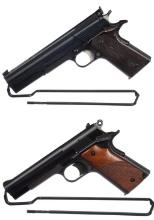 Two Essex Arms 1911 Frames with .22LR Conversion Slides