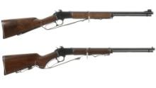Two Marlin Model 39 Lever Action Carbines