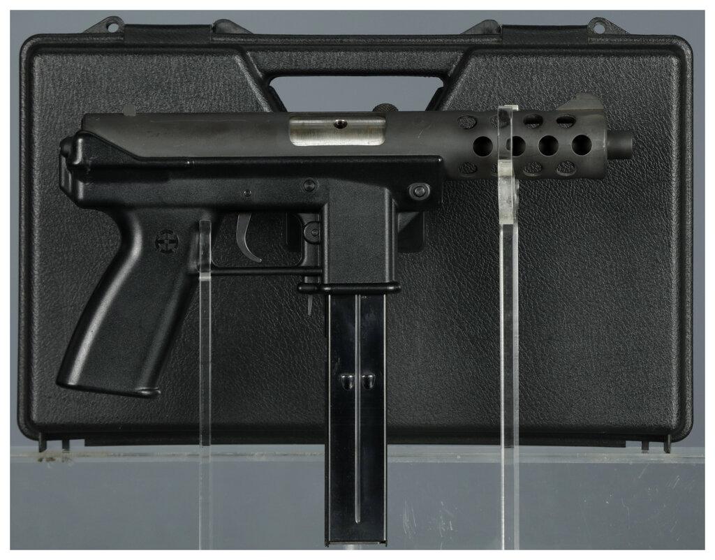 Interdynamic KG-9 Open Bolt Semi-Automatic Pistol with Case