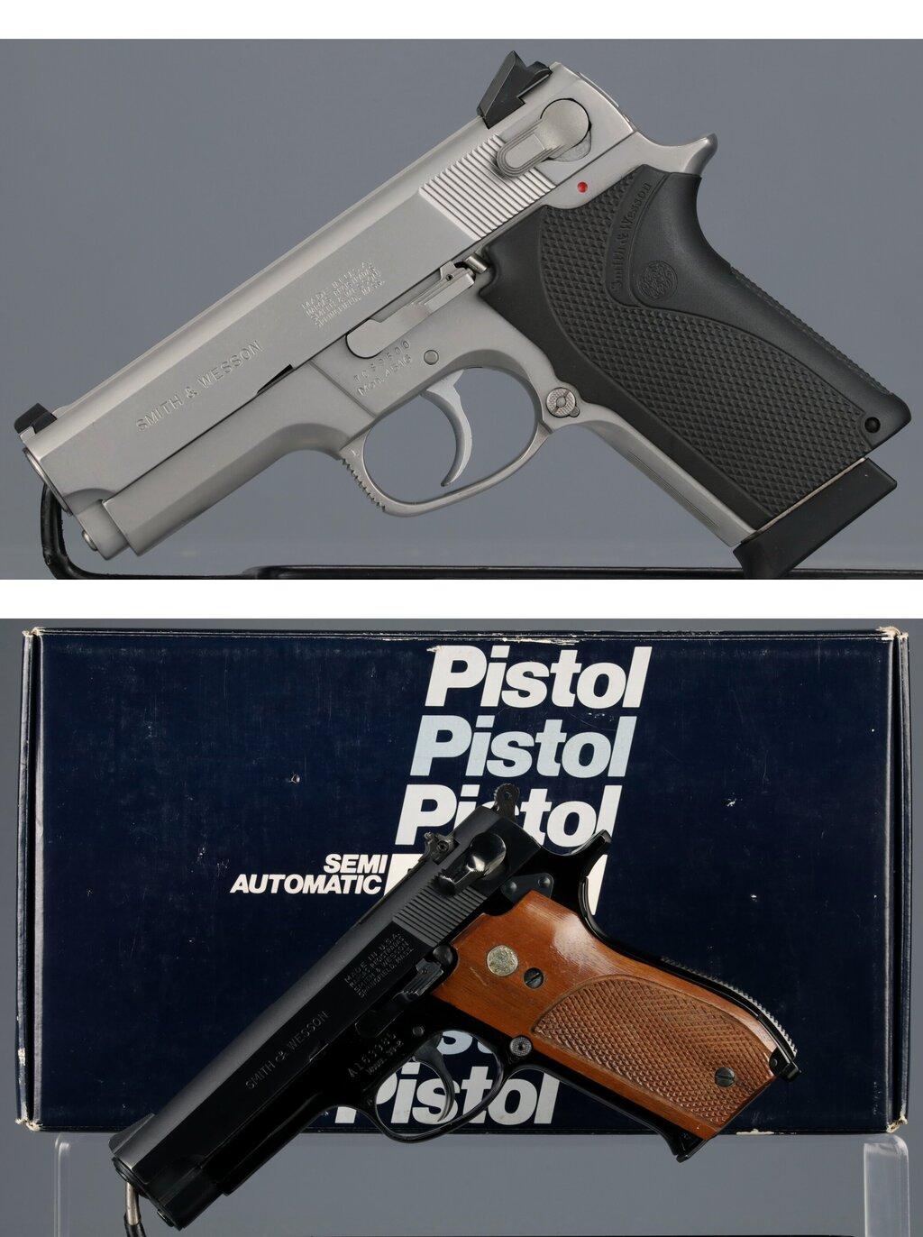 Two Smith & Wesson Semi-Automatic Pistols