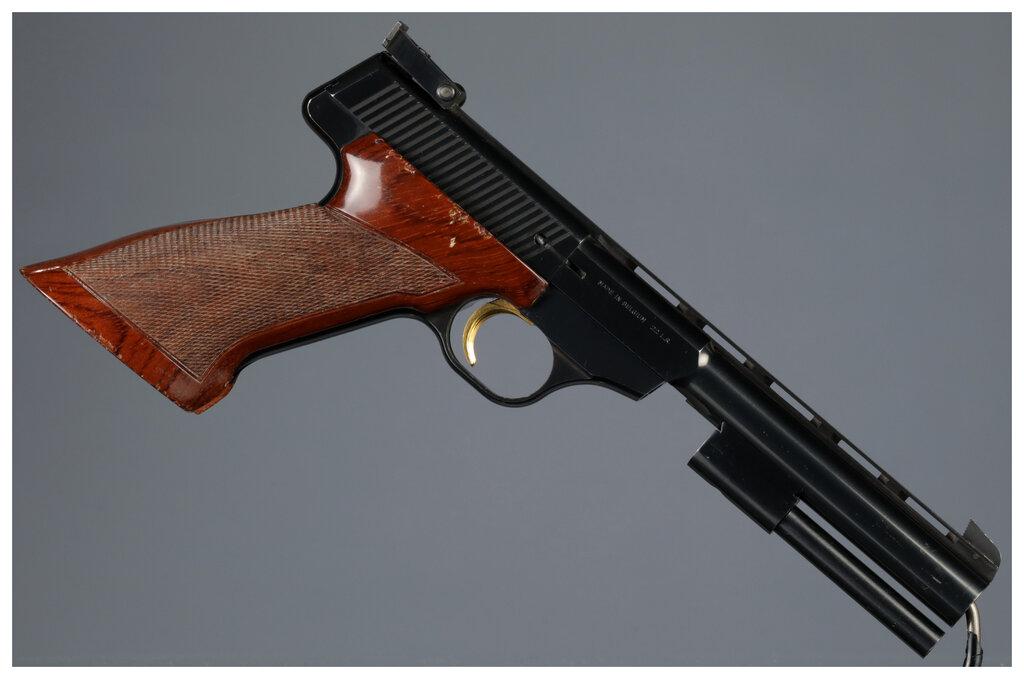 Belgian Browning Medalist Semi-Automatic Pistol