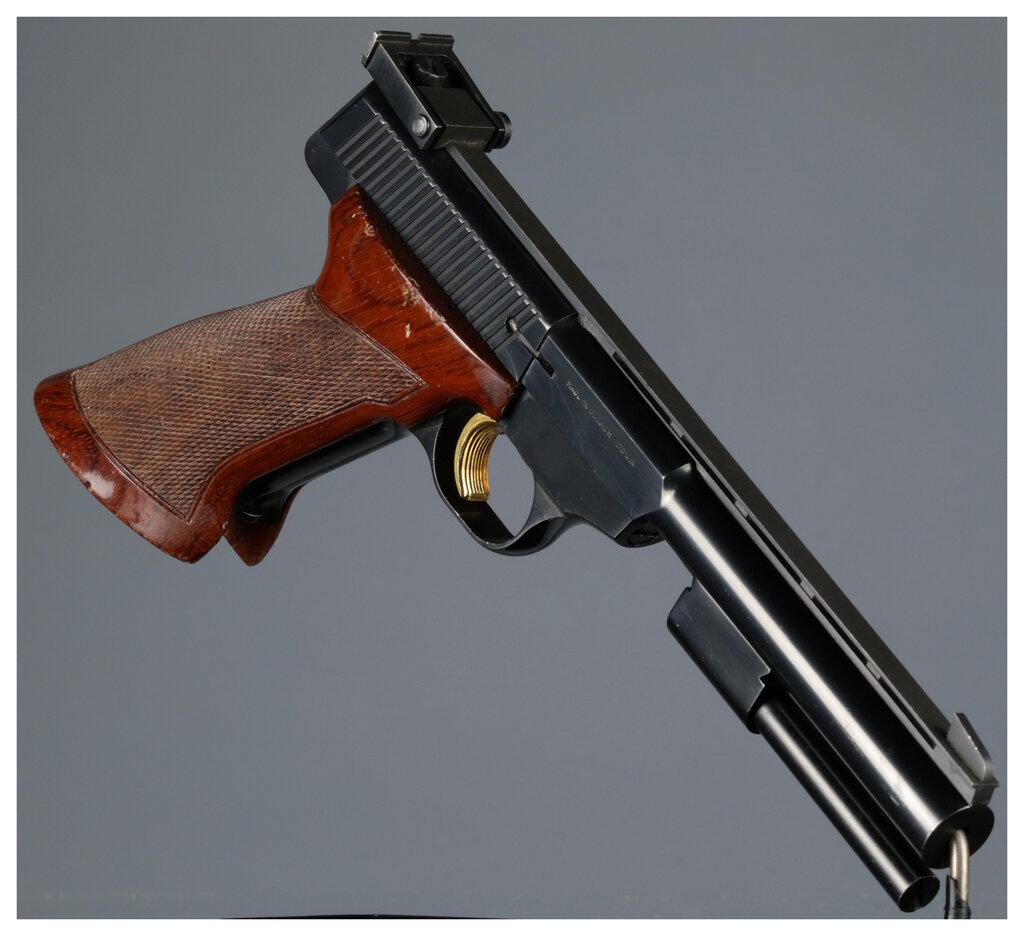 Belgian Browning Medalist Semi-Automatic Pistol