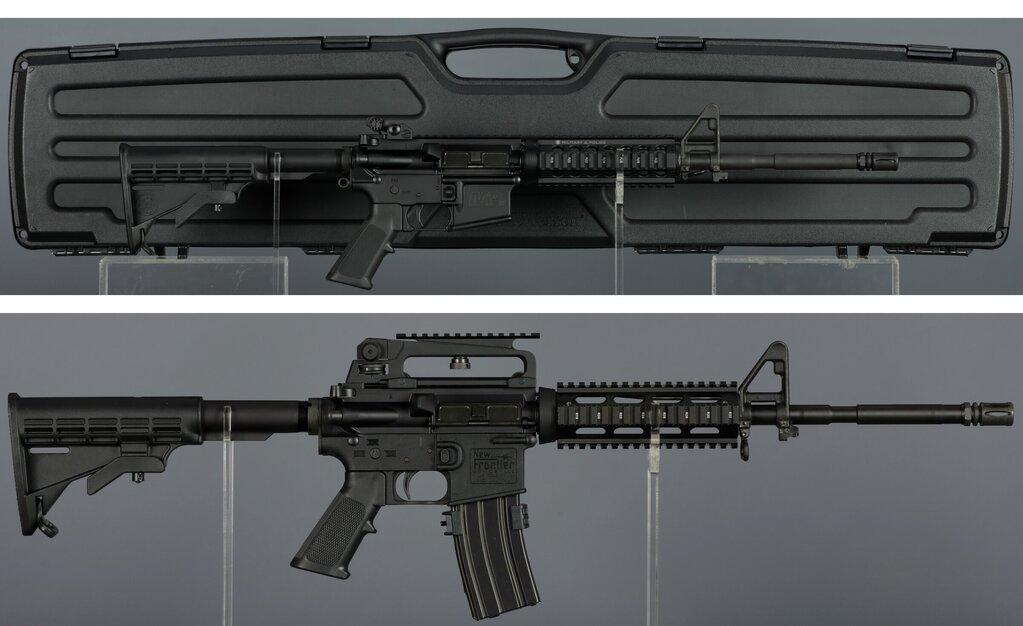 Two AR-15 Pattern Semi-Automatic Rifles
