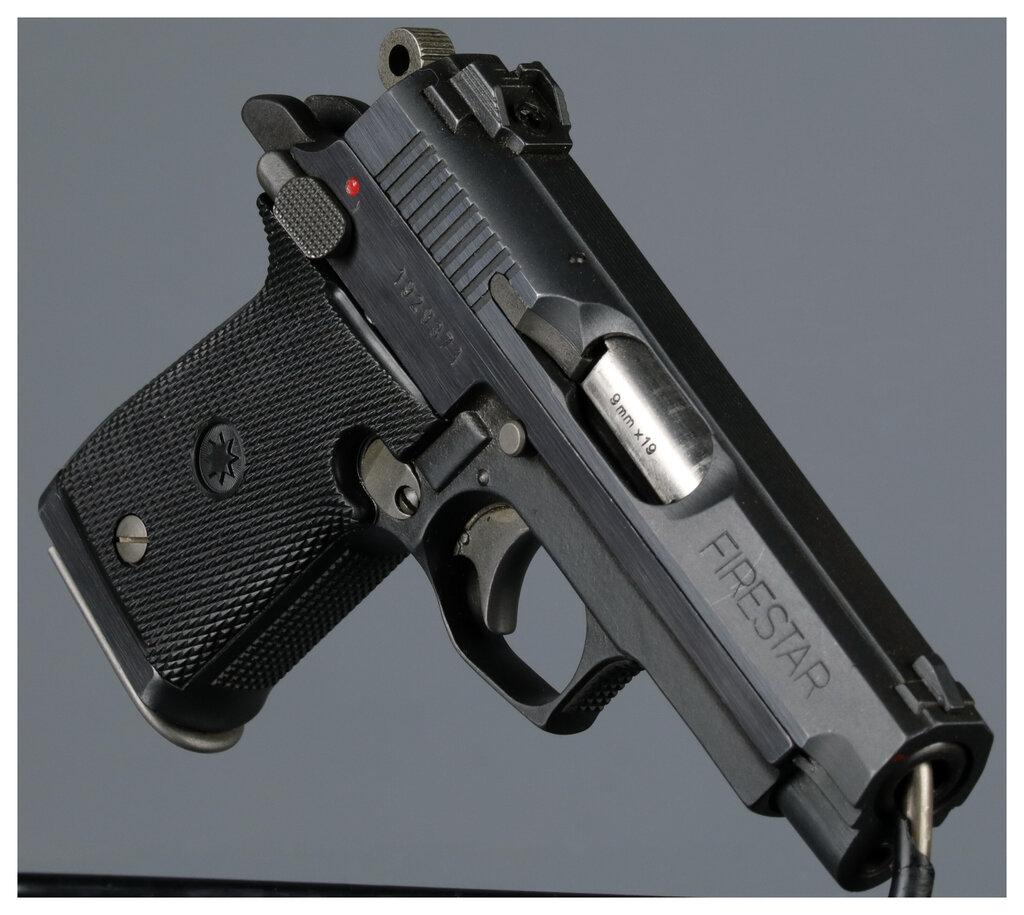 Three Star Semi-Automatic Pistols with Cases