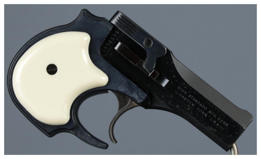Three Derringer Pistols with Cases