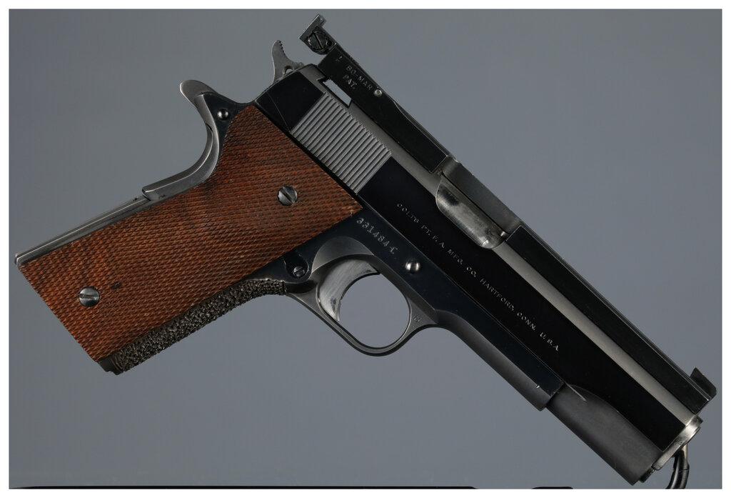 Upgraded Colt Government Model Semi-Automatic Pistol