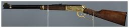 Engraved Winchester Audie Murphy Tribute Lever Action Carbine