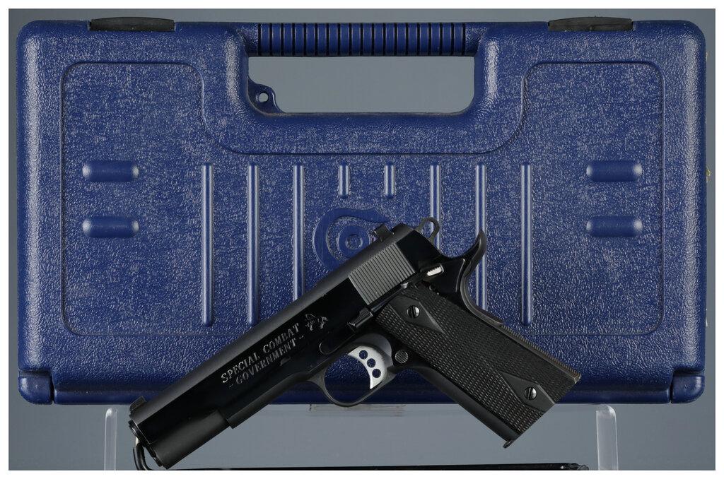 Colt Custom Shop Special Combat Government Pistol with Case