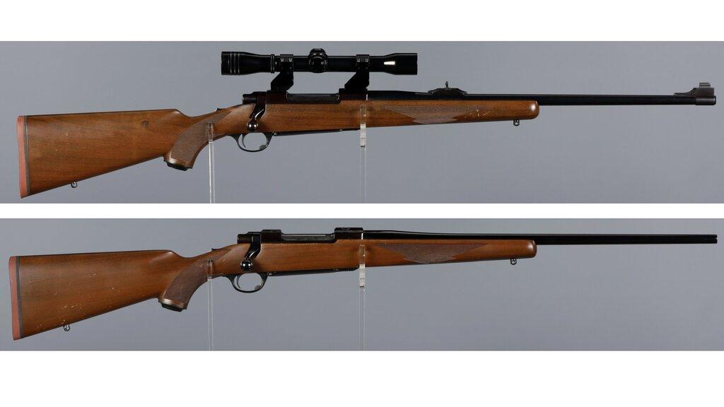 Two Ruger M77 Bolt Action Rifles