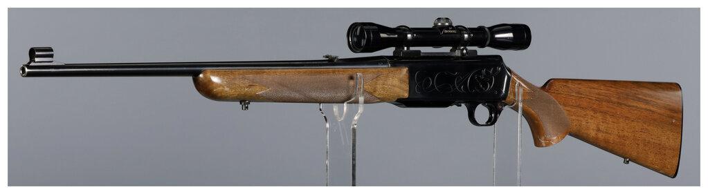 Belgian Browning BAR High Power Semi-Automatic Rifle with Scope