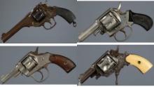 Four European Double Action Revolvers