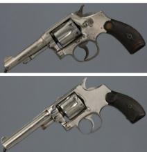 Two Smith & Wesson Double Action Revolvers