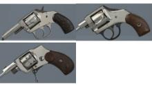 Three American Double Action Revolvers