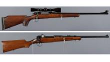 Two Remington Bolt Action Rifles