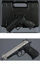 Two Beretta Semi-Automatic Pistols