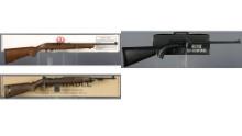 Three Semi-Automatic Rifles with Boxes