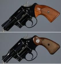 Two Colt Double Action Revolvers