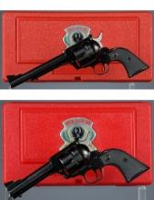 Pair of Ruger New Model Blackhawk 50th Anniversary Revolvers