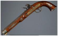 Unmarked Flintlock Pistol