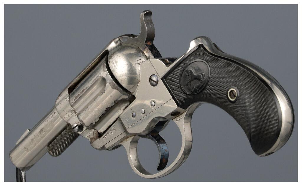 Antique Colt Model 1877 Thunderer Sheriff's Model Revolver