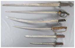 Four Swords and Two Bayonets