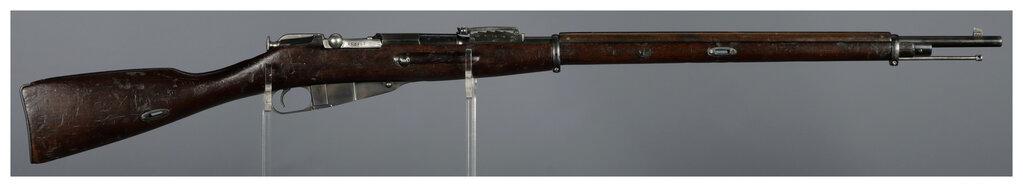 Three Model 1891 Mosin-Nagant Bolt Action Rifles